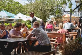 As Covid-19 restrictions lift across the UK, many will be flocking to beer gardens to enjoy the bank holiday (Photo: Shutterstock)