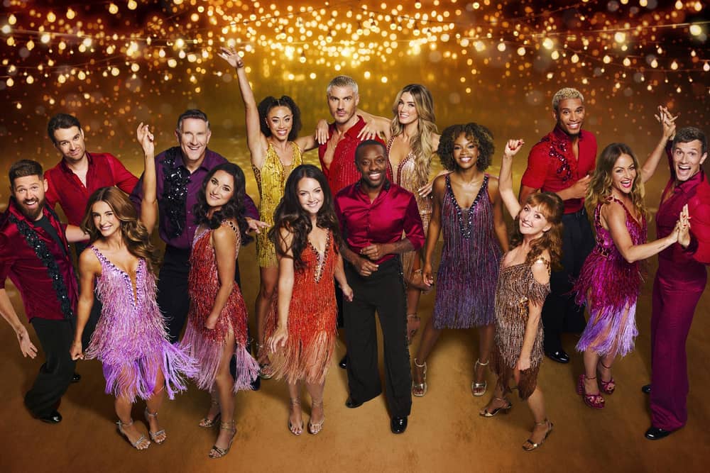 2026 Strictly contestants: John Nellis, Lawrence Robb, Dani Dyer, Graeme Hall, Dame Sarah Storey, Tabby Stoecker, Lacey Turner, Chris Appleton, Shaun Wright-Phillips, Delta Goodrem, Bethany Antonia, Melanie Walters, Cach Mercer, Jaime Winstone and Will Best. Photo: Guy Levy/ BBC