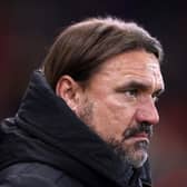 Leeds United manager Daniel Farke, whose side visit Plymouth Argyle for the second time in 11 days on Saturday. Photo by George Wood/Getty Images.