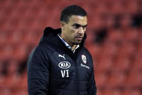 Valerien Ismael, head coach of Barnsley. (Photo by George Wood/Getty Images)