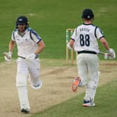 Yorkshire's Dawid Malan, left, and Harry Brook. Picture by Alex Whitehead/SWpix.com