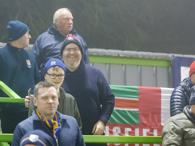 Mansfield Town fans ahead of kick-off at Forest Green Rovers. Who can you spot?