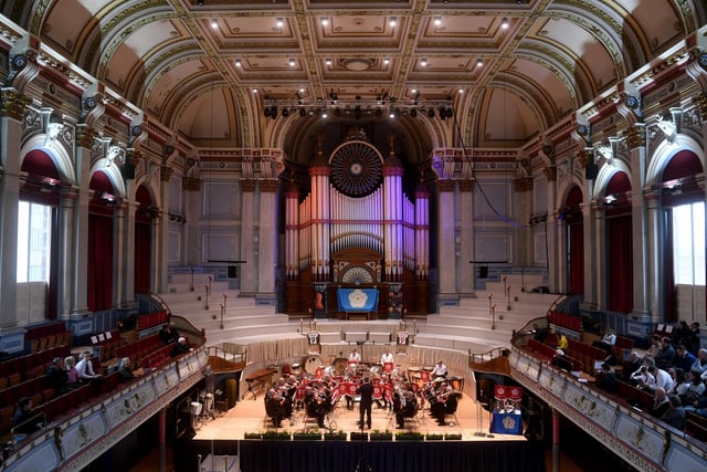 Yorkshire Brass Band Championships at Huddersfield Town Hall