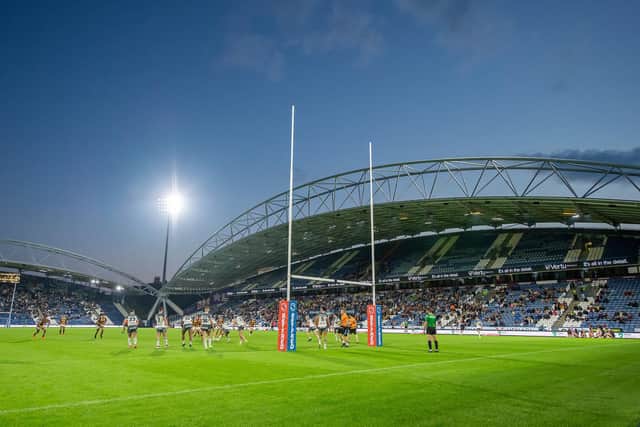 The John Smith's Stadium has been cleared to host the clash between Huddersfield Giants and Castleford Tigers. (Photo: Allan McKenzie/SWpix.com)