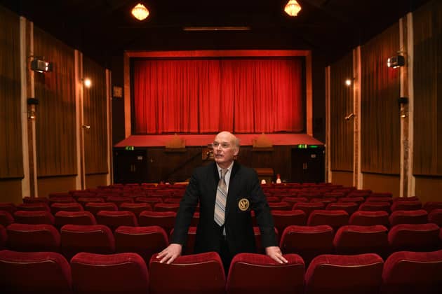Charles Morris at The Rex Cinema in Elland.
Photographed by Yorkshire Post photographer Jonathan Gawthorpe.