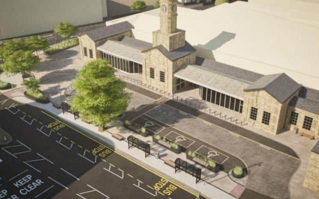 Proposed Scarborough Station Forecourt Layout. Align
