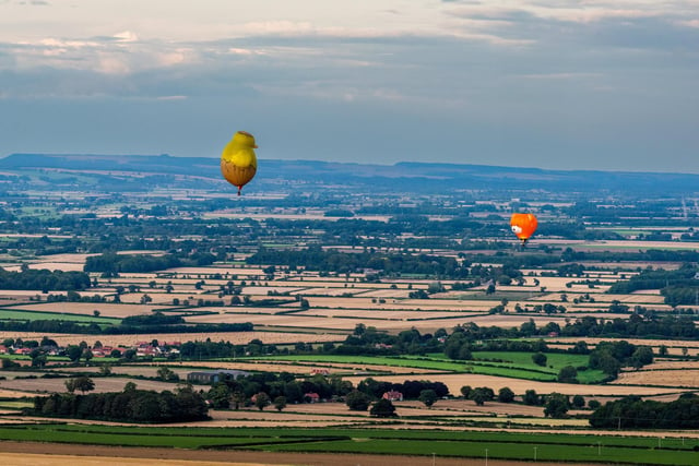 Balloons over the Howardian Hills