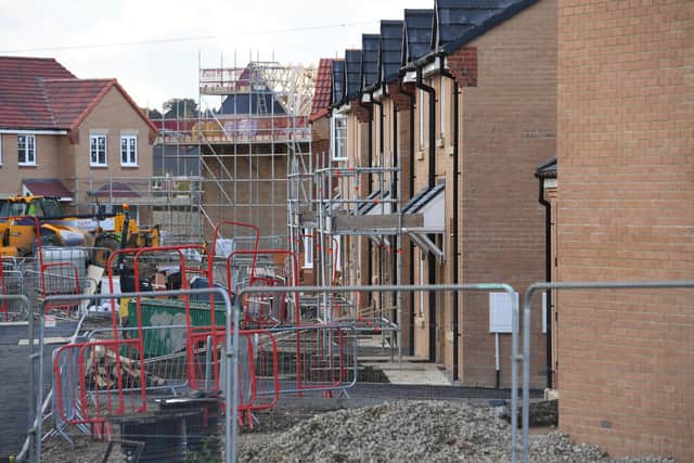 House building at Trinity Fields Knaresborough by Taylor Wimpey in 2021. PIC: Gerard Binks