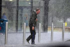 Heavy rain is predicted for Yorkshire on Sunday
