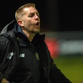 CRITICSM: Simon Weaver called Harrogate Town "pedestrian" and "inept" at Hartlepool United but he saw the FA Cup defeat as "a blip"