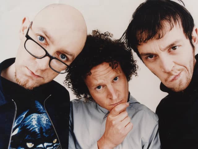 The All Seeing I, from left, Dean Honer, Richard Barratt and Jason Buckle. Picture: Rankin