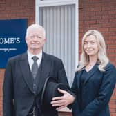 Father and daughter duo Phillip Hall and Kirstine Millard of Newsome's Funeral Directors