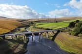 A general view of Baitings Reservoir, in Ripponden, West Yorkshire.