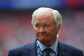 Former Sheffield Wednesday manager Ron Atkinson, in charge during the Owls' infamous final-day relegation at the end of the 1989-90 season. Photo by Catherine Ivill/Getty Images.