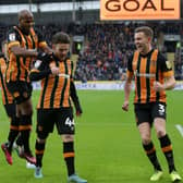 Hull City's Aaron Connolly celebrates scoring their side's first goal of the game against QPR (Picture: Ian Hodgson/PA Wire)
