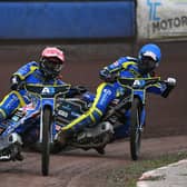 ON FORM: Sheffield Tigers Jack Holder and Anders Rowe both impressed in Thursday night's win over Premiership rivals Leicester Lions. Picture: Jonathan Gawthorpe