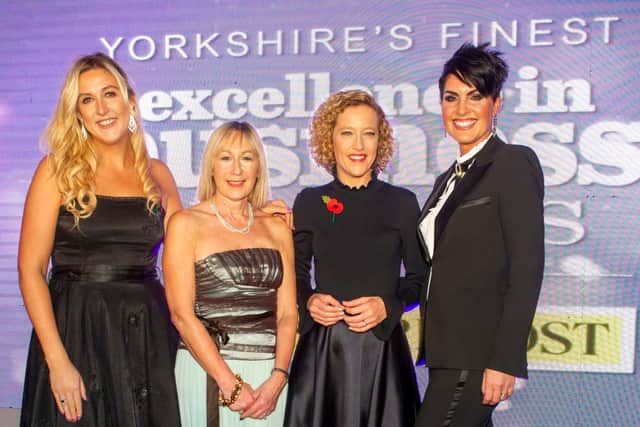 The YP team at the The Yorkshire Post Excellence in Business awards 2019. Picture Tony Johnson