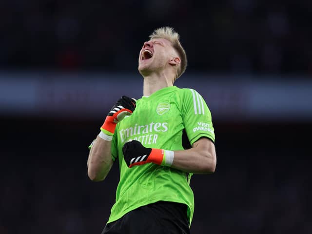 Aaron Ramsdale is no longer Arsenal's number one. Image: Richard Heathcote/Getty Images