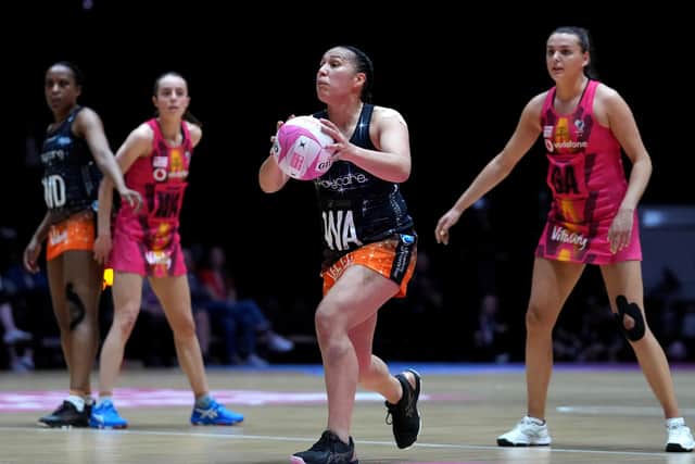 Liana Leota playing for Severn Stars in the 2022 season. (Picture: Chloe Knott/Getty Images for England Netball)