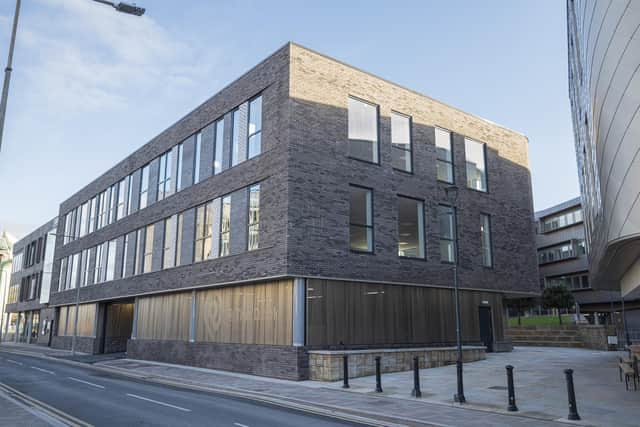 Ten years of transformational development has culminated in the opening of the final building to complete Hull’s £22m @TheDock tech campus. (Photo supplied on behalf of @TheDock)