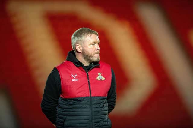 NO STEPPING BACK: Grant McCann will not accept a more defensive Doncaster Rovers