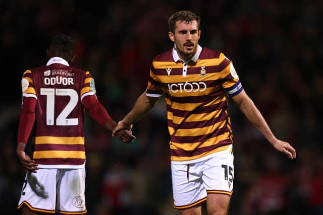 Bradford City are hoping to bounce back from their defeat to Walsall. Inage: George Wood/Getty Images