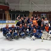 CHAMPIONS: Sheffield Steelkings have been crowned 2023 British Para Ice Hockey Playoff Champions. Picture courtesy of Susan Peaker/Sheffield Steelkings