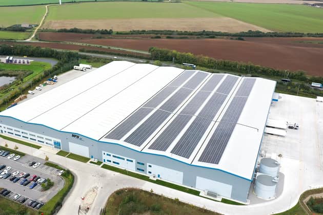 Mawdsley's newly expanded third-party logistics warehouse facility in Doncaster.