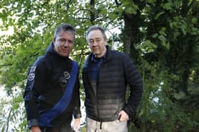 Paul Whitehouse discussed sewage pollution with water quality campaigner Mark Barrow