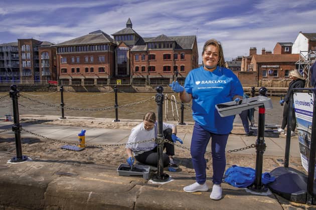 York BID is currently undertaking a Spring project to improve the appearance of York’s riverside infrastructure, with the help of partners across the city. Picture by Gareth Buddo
