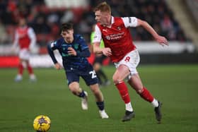 Rotherham United's Sam Clucas, pictured in action against former club Stoke City at AESSEAL New York Stadium. Picture: Nathan Stirk/Getty Images.
