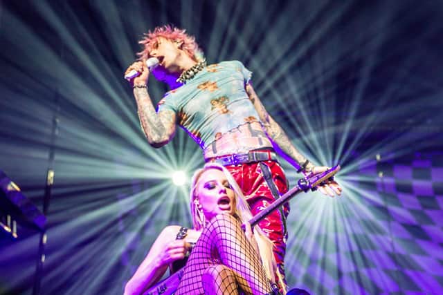 Machine Gun Kelly on tour at First Direct Arena, Leeds. Picture: Anthony Longstaff