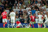 FLASHPOINT: Leeds United and Barnsley players clash at Elland Road