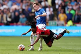 RELEGATION BATTLE: Sheffield United battles looked doomed to play in next season's Championship and Everton's latest points deduction increases the danger of them joining them