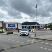 A WW2 bomb has reportedly been discovered at the Meadowhall Retail Park in Sheffield.