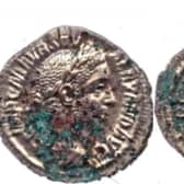 Some of the Roman coins from the Norton Hoard