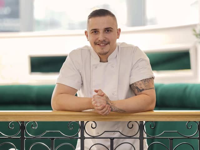 Reece Elliott, the chef at Kelham Island's soon-to-open Syn Restaurant and Bar, at his former restaurant on Sheffield's Ecclesall Road. Photo by Scott Merrylees