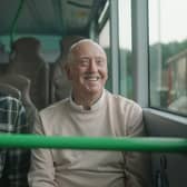 On the buses - Yorkshire and England cricket legends Ryan Sidebottom and his dad, Arnie