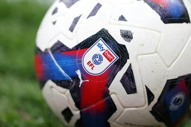 The official Puma Sky Bet EFL match ball. (Photo by Marc Atkins/Getty Images)