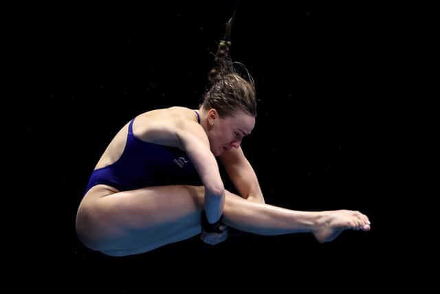 Lois Toulson of Team Great Britain competes in the Women's 10m Platform Final on day six of the Fukuoka 2023 World Aquatics Championships at Fukuoka Prefectural Pool on July 19, 2023 in Fukuoka, Japan. (Picture: Sarah Stier/Getty Images)