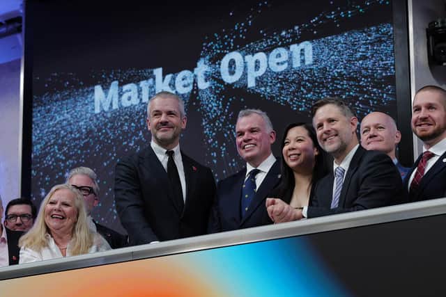 Oliver Coppard at the opening of the London Stock Exchange on Friday