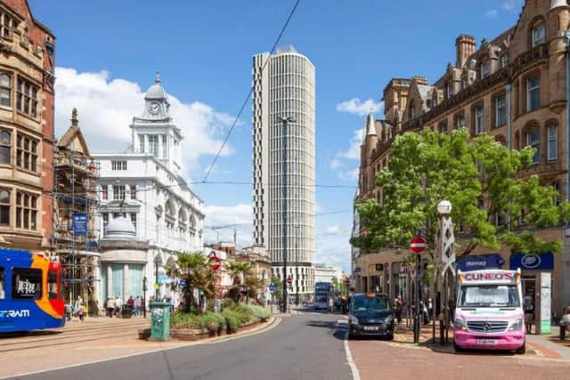 Proposed Kings Tower on Sheffield High Street