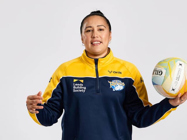 Liana Leota, Leeds Rhinos's director of netball, on her twin aims for Saturday's Super League trip to Saracens Mavericks (Picture: Matt McNulty/Getty Images for England Netball)