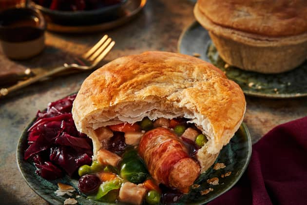 Iceland's Festive Pie has been brought back after four years as consumers prepare for "cutback Christmas" and more than two-thirds worry about being able to afford a turkey. Picture: Iceland/PA Wire
