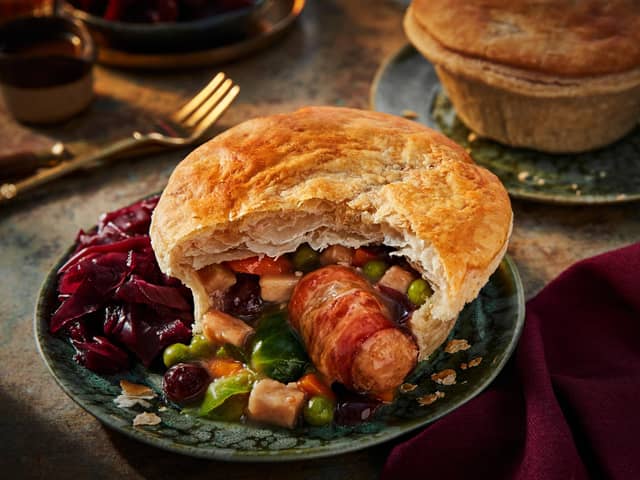 Iceland's Festive Pie has been brought back after four years as consumers prepare for "cutback Christmas" and more than two-thirds worry about being able to afford a turkey. Picture: Iceland/PA Wire