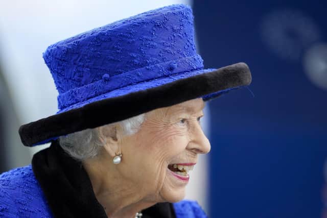 Queen Elizabet II during the Qipco British Champions Day at Ascot Racecourse on October 16, 2021 in Ascot, England. Picture: Alan Crowhurst/Getty Images.