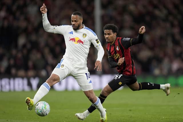 Leeds United's Lukas Nmecha and Bournemouth's Amine Adli (Picture: PA)
