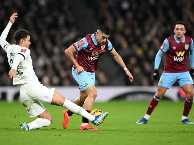 Burnley's Anass Zaroury has been linked with Hull City. Image: Shaun Botterill/Getty Images