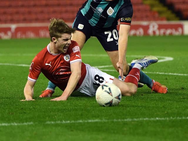 On target - Barnsley's Luca Connell (Picture: Jonathan Gawthorpe)