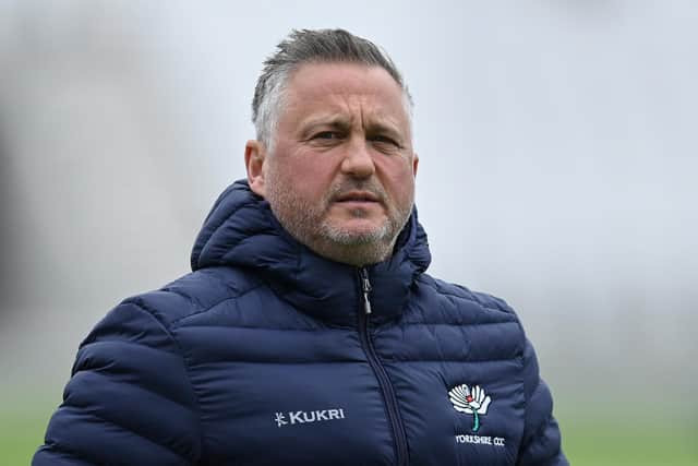 Yorkshire Director of Cricket Darren Gough during the LV= Insurance County Championship match between Yorkshire and Kent at Headingley on April 28. PIC: Gareth Copley/Getty Images